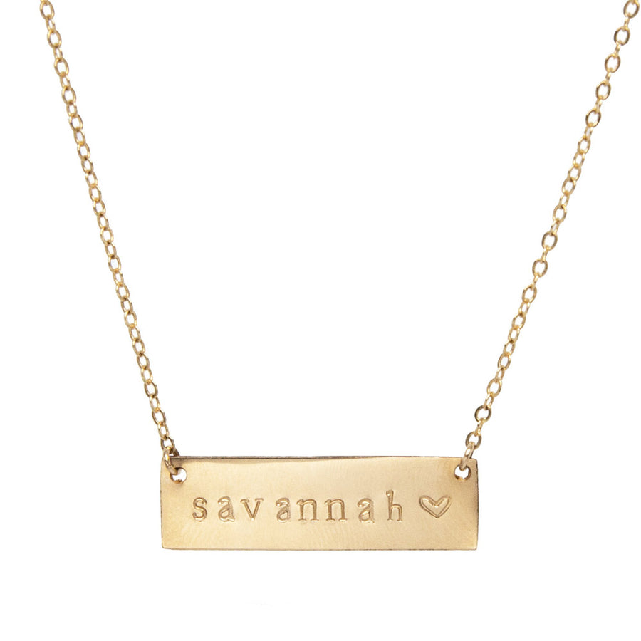 taudrey gold autograph plate necklace handcrafted plate personalized by hand