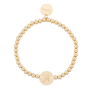Taudrey Gold Coin Beaded Bracelet