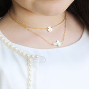 taudrey girls kids beyond blessed necklace blessed pearl cross communion