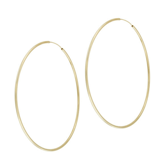 taudrey hula hoop earrings gold large