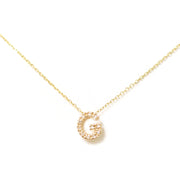 taudrey luxe worth it necklace 14k yellow gold pave diamonds personalized charm letter initial