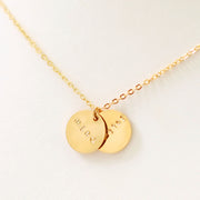 taudrey mindset gold charm inspirational charm necklace