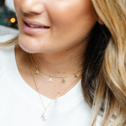 taudrey hang with mama gold chain handing letters mama necklace choker