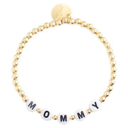 taudrey mommy and me letter block beaded bracelet set personalized matching bracelet set 