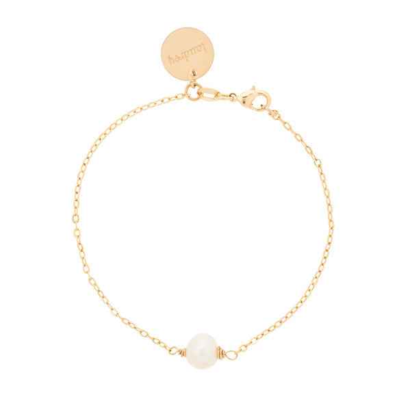 taudrey kids pearl of wisdom bracelet gold with pearl mommy and me