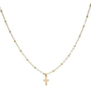tenley molzahn leopold the bachelor taudrey jewelry collaboration shine collection have a little faith dainty beaded charm small cross charm