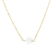 taudrey twinkle necklace gold chain pearl star detail