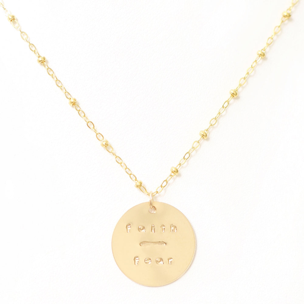 taudrey you can do it necklace mantra necklace mind over matter