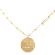taudrey you can do it necklace mantra necklace mind over matter