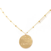 taudrey you can do it necklace mantra necklace mind over matter