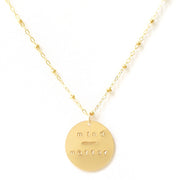 taudrey you can do it necklace mantra necklace mind over matter