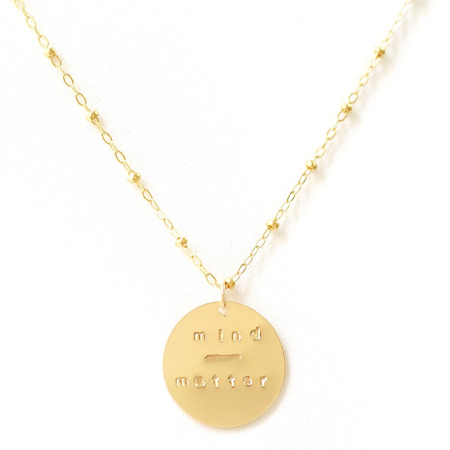 taudrey you can do it necklace mantra necklace mind over matter