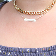 Empower Plate Necklace