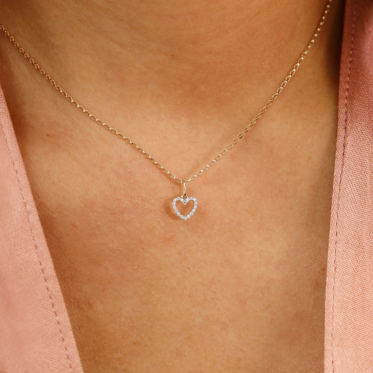 taudrey luxe: Love You More Diamond Necklace