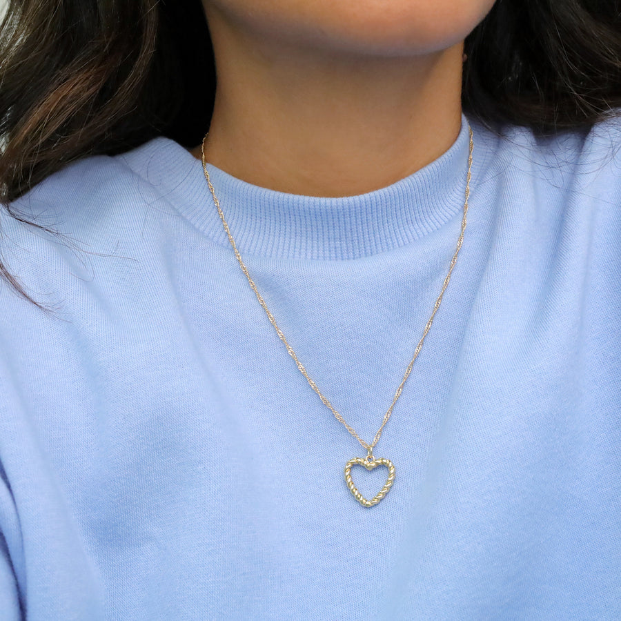 A Heart of Gold Necklace
