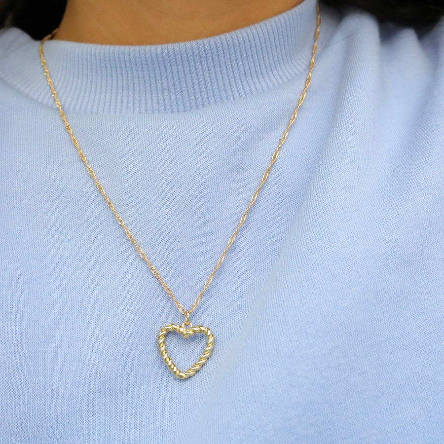 A Heart of Gold Necklace