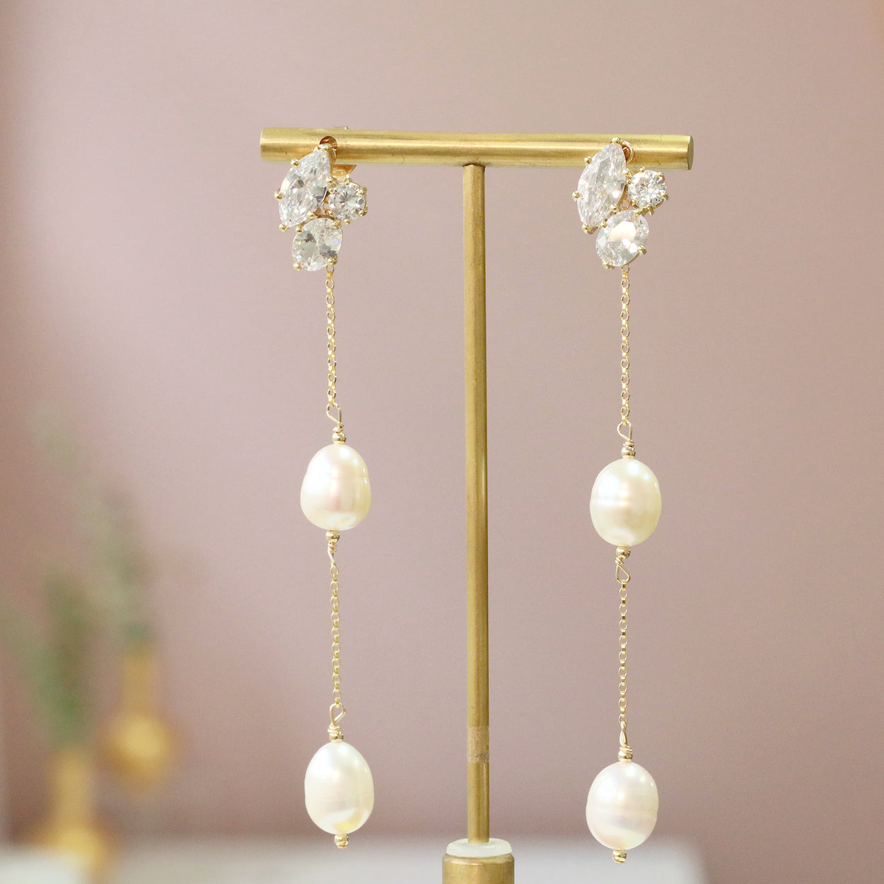 Rosario Convertible Pearl Drop Earrings by Kelly Saks