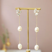 Rosario Convertible Pearl Drop Earrings by Kelly Saks