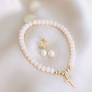 pearl princess earrings